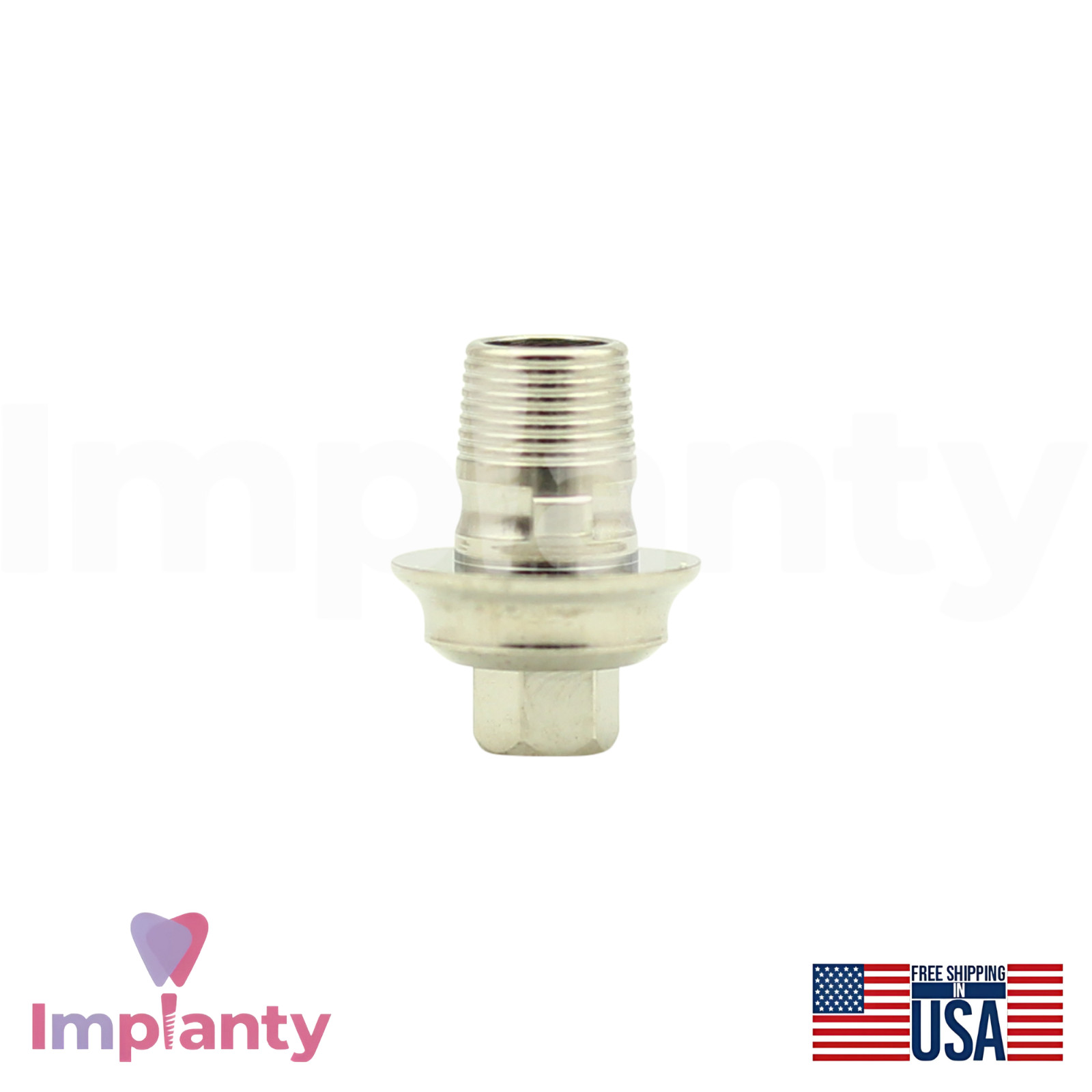5x MIS® Compatible Anti-Rotation Ti-Base WP Ø5.7mm Int Hex 2.45mm Connection