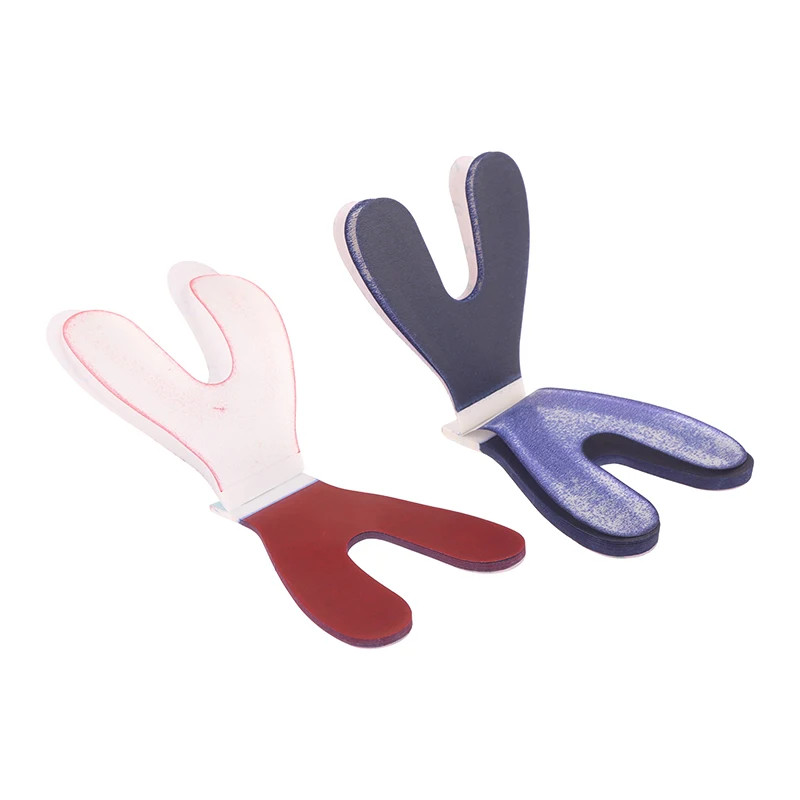 2book/Box Disposable Dental Articulating Paper Double Y Type Blue Red Bite Paper