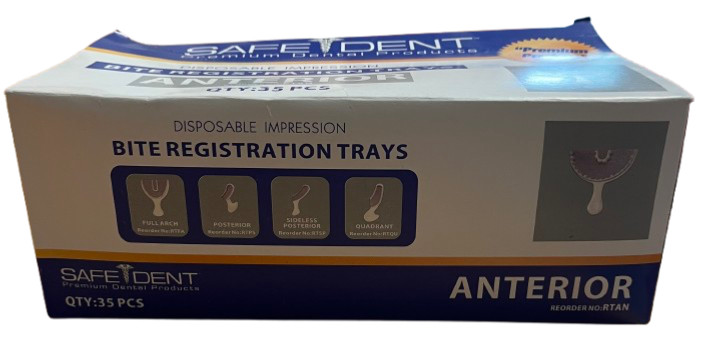 Safe-Dent Anterior Bite Registration Trays, 35/box