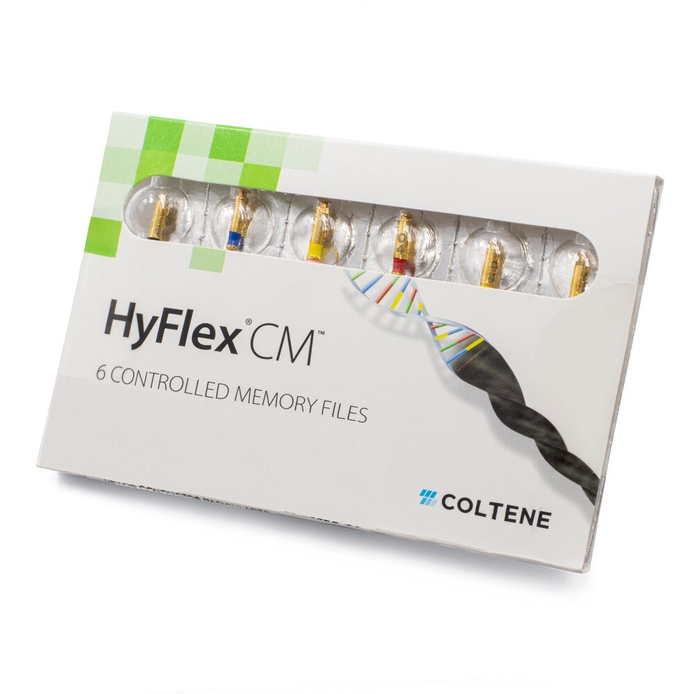 Coltene Whaledent Hyflex CM Controlled Memory NiTi Files 6 Files Pack (Free Ship