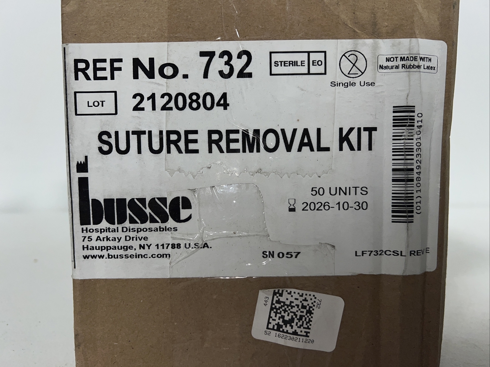 Busse Suture Removal Kit 50 Units Exp. 2026-10-30