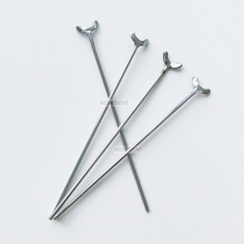 20Pcs 0.9mm Dental Ball Retainer J Clasp Oblique Clasps Bars Y-Type Scheu Style