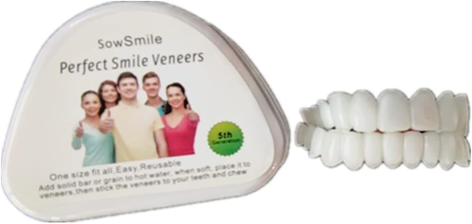 New Silicone Gel Smile Upper and Lower Cosmetic Teeth Tooth Cover Perfect…