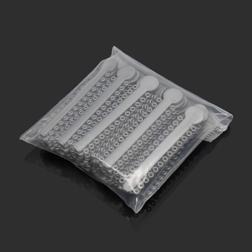 Angzhili Dental Ligature Ties for 1040 Count (Pack of 1), Gray