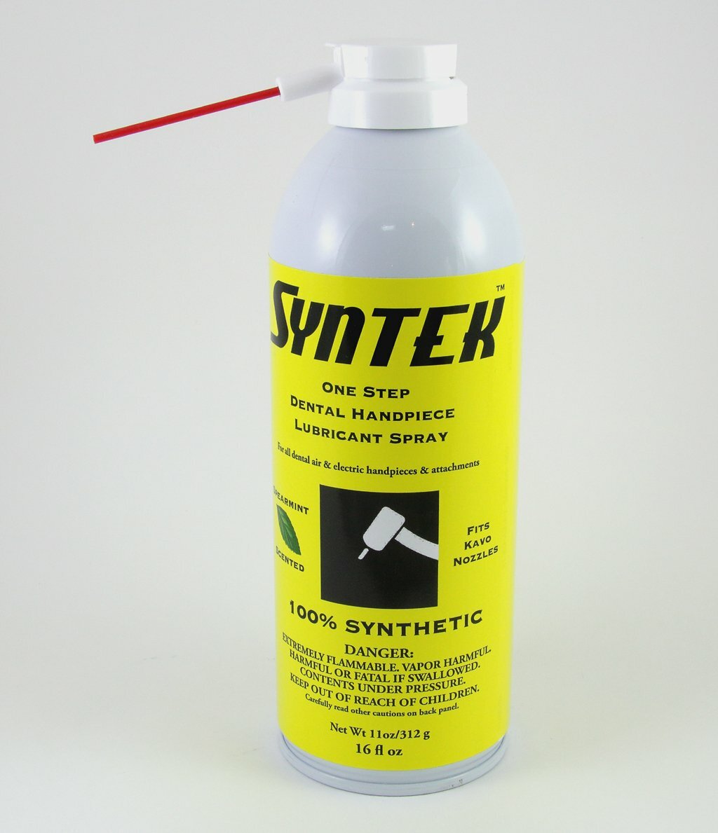 Syntek 100% Synthetic Dental Handpiece Lubricant Aerosol (1 Pack) Made in The US