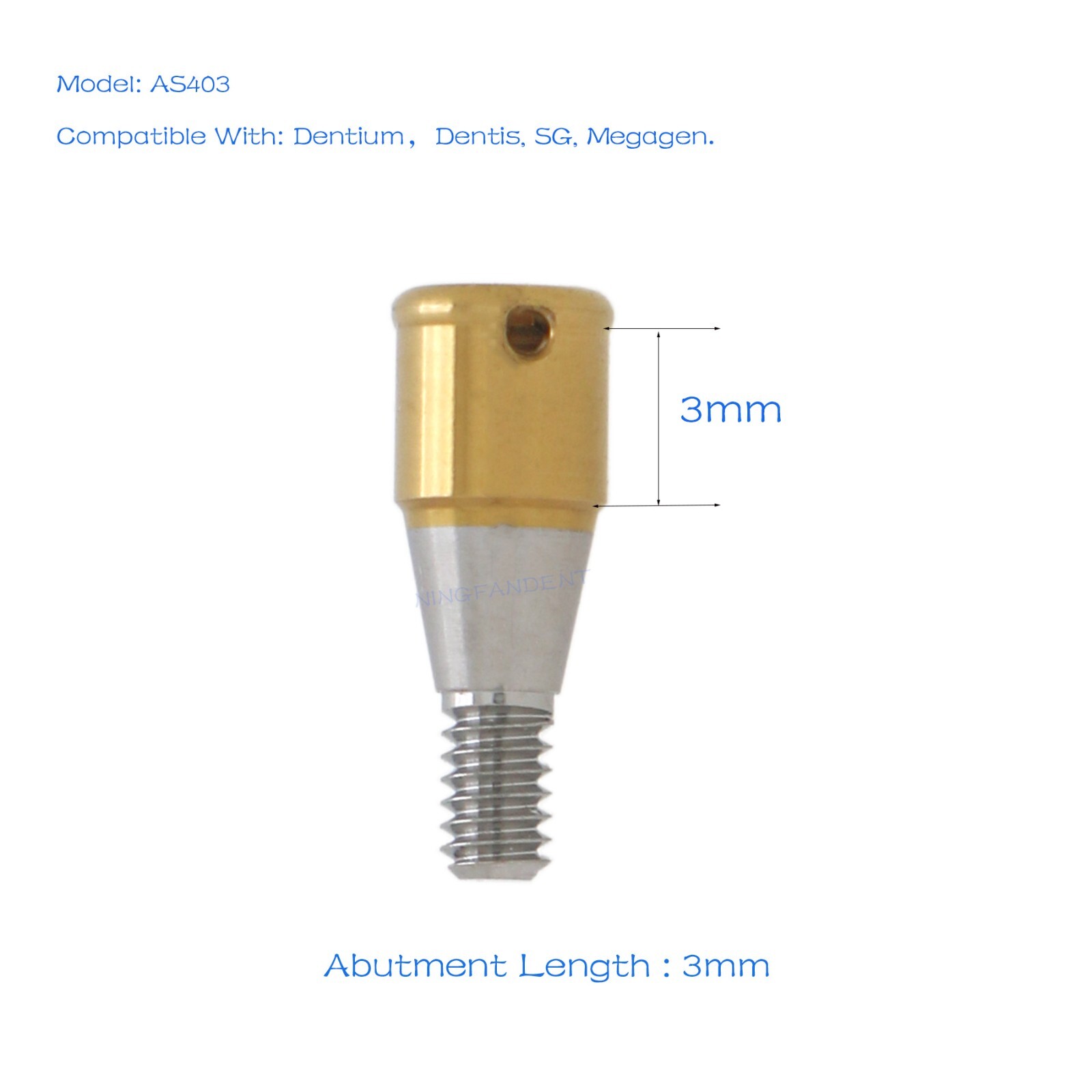 Dentiumm/Dentis/SG/Mega Gen Overdenture Locator Abutments For 3.0/4.0/5.0mm GH