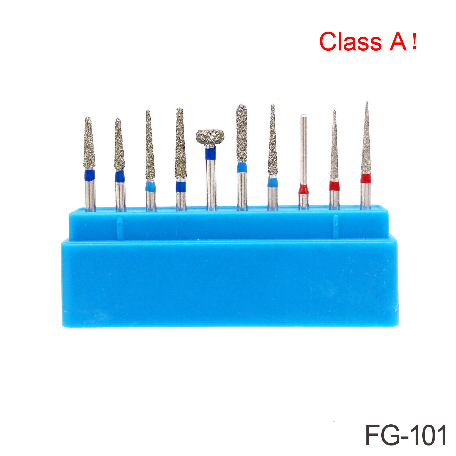 Dental Diamond Burs Drills FG Kit High Speed Handpiece 17 Types for Choice