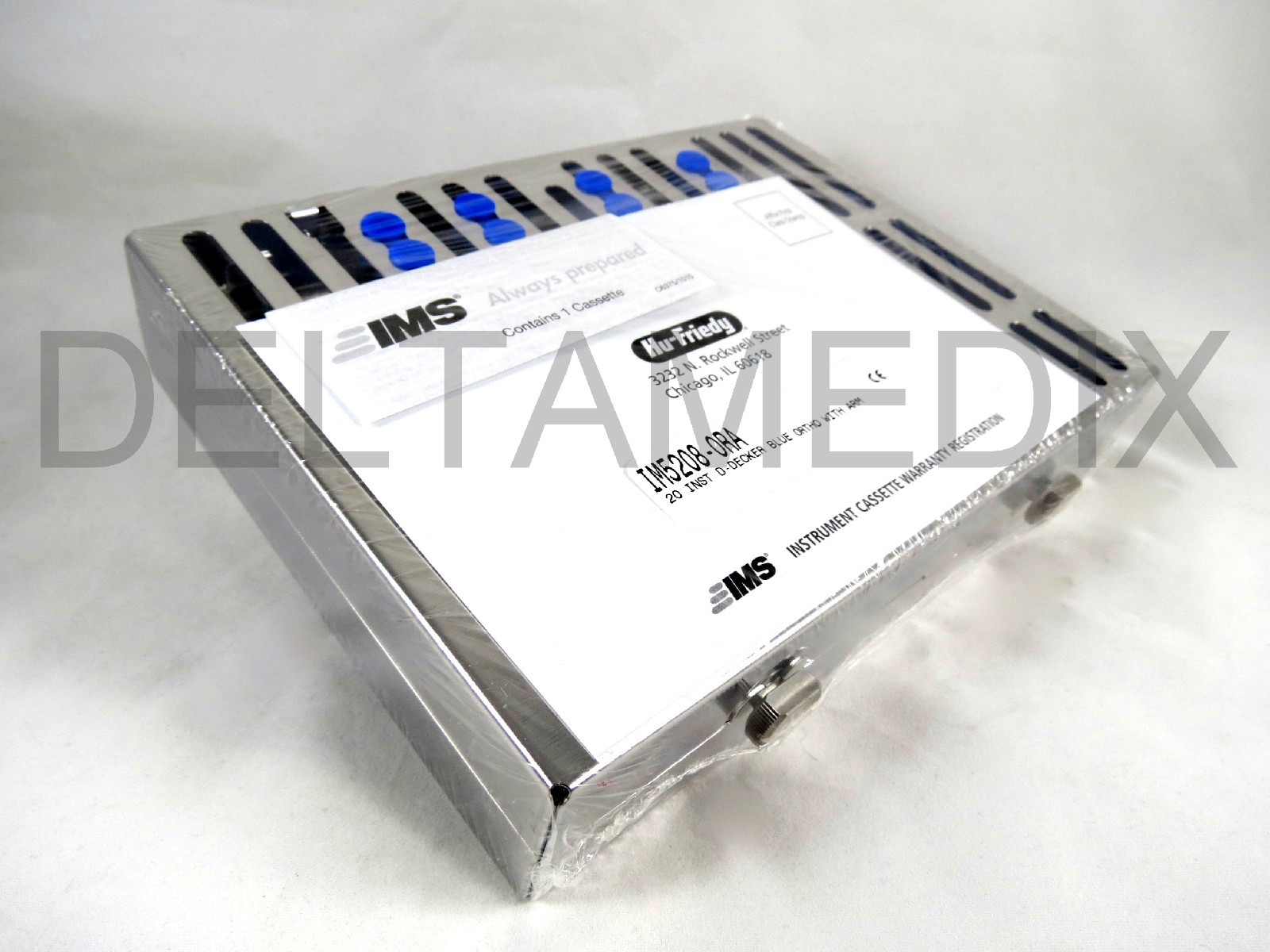 Dental Double Decker Cassette Blue 20 Instrument With Arm IM5208-ORA HU FRIEDY