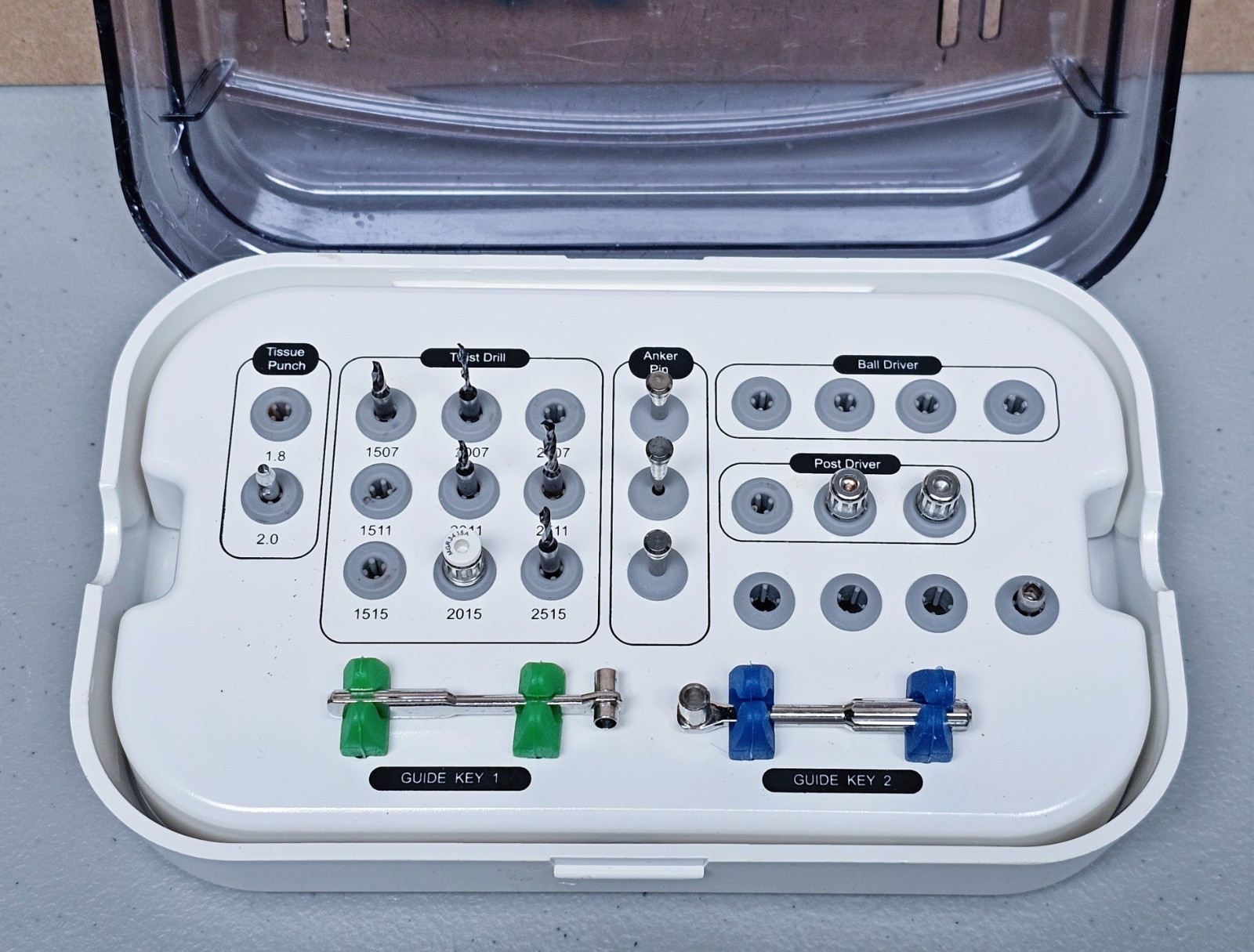 ICO Dental Implant Guide Surgical Kit, Incomplete, Sold As Is, List #B