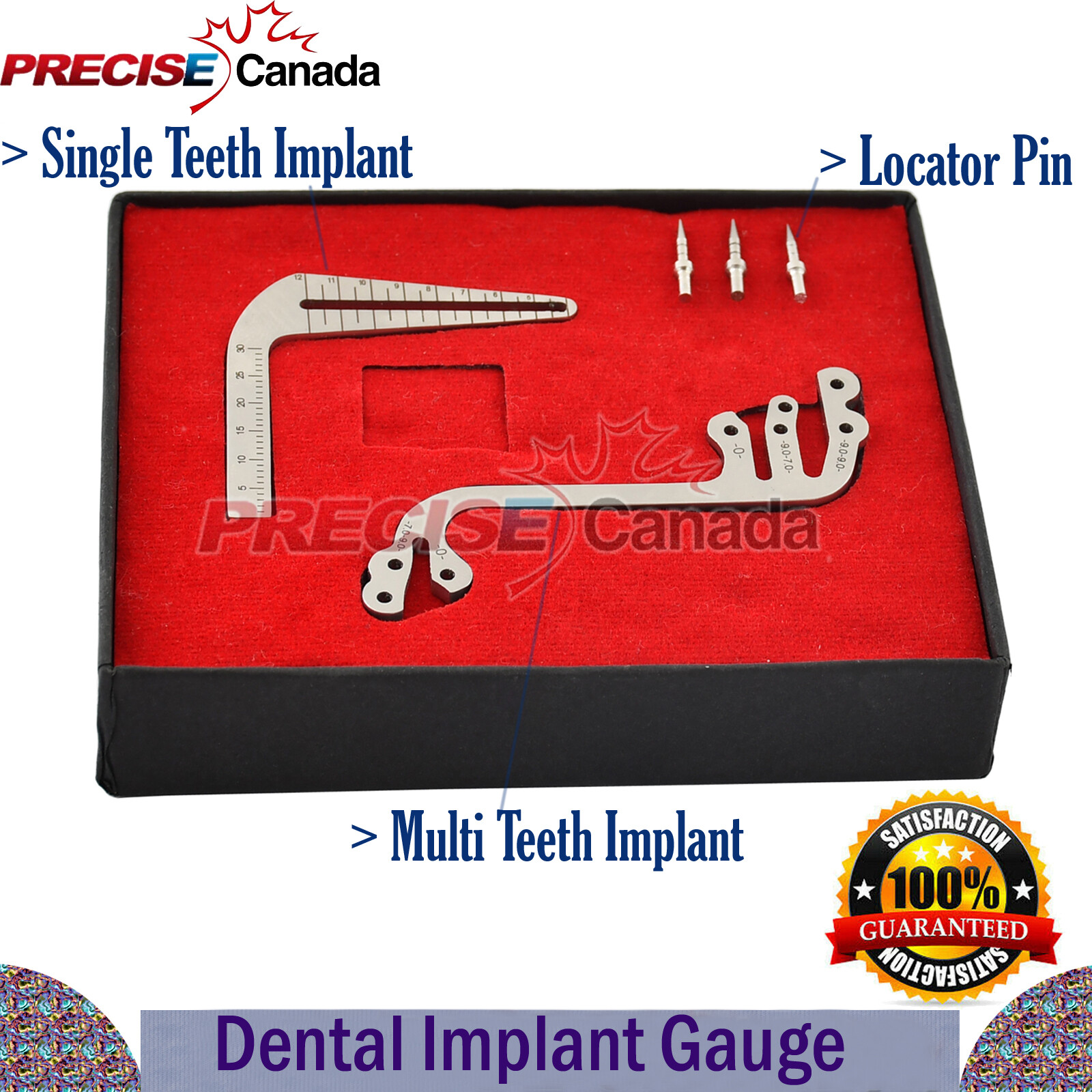 Dental Gauge Locator Parallel Depth Pin Guide Surgical Driling WG-006