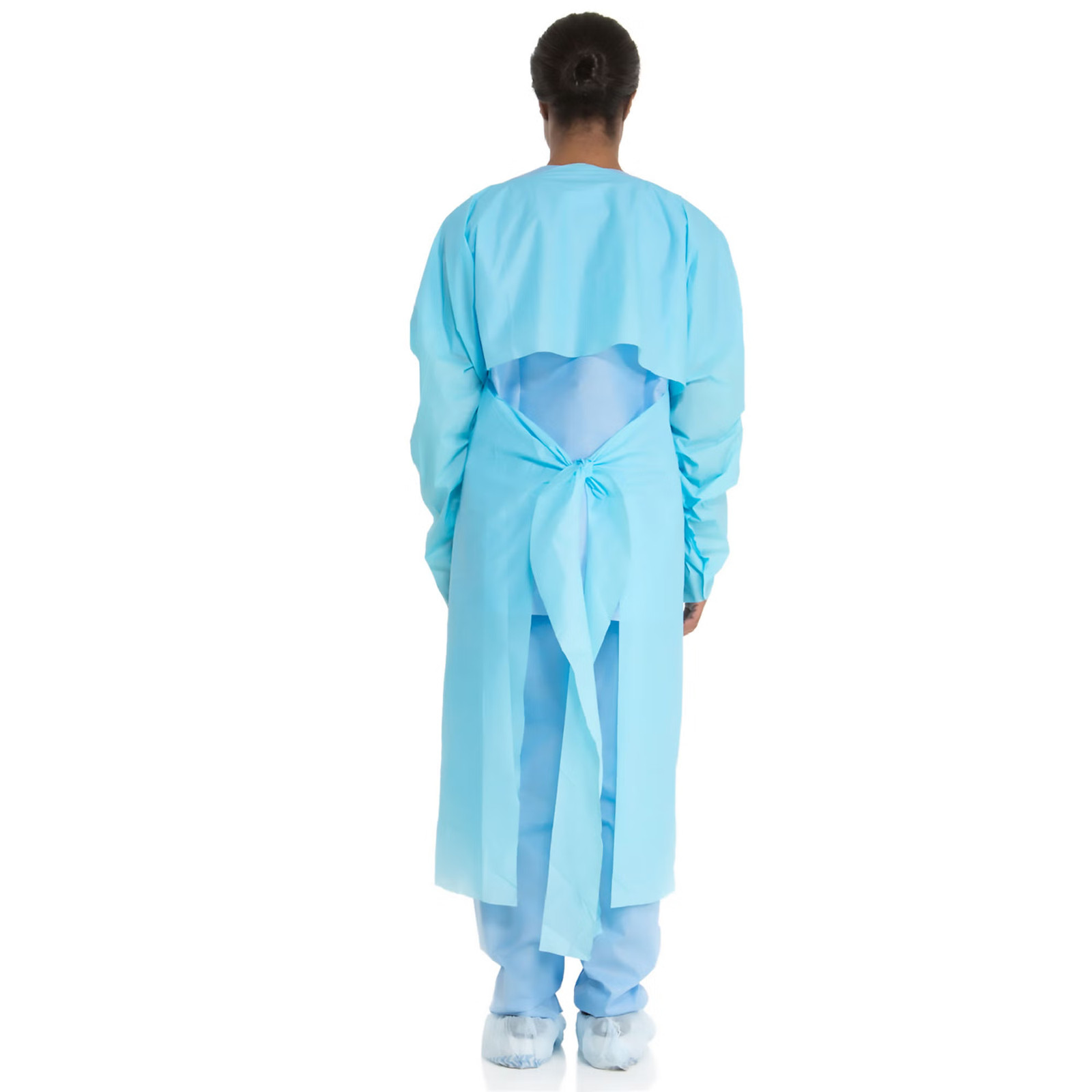 Halyard Disposable Film Protective Procedure Gown One Size Fits Most 75 per Case
