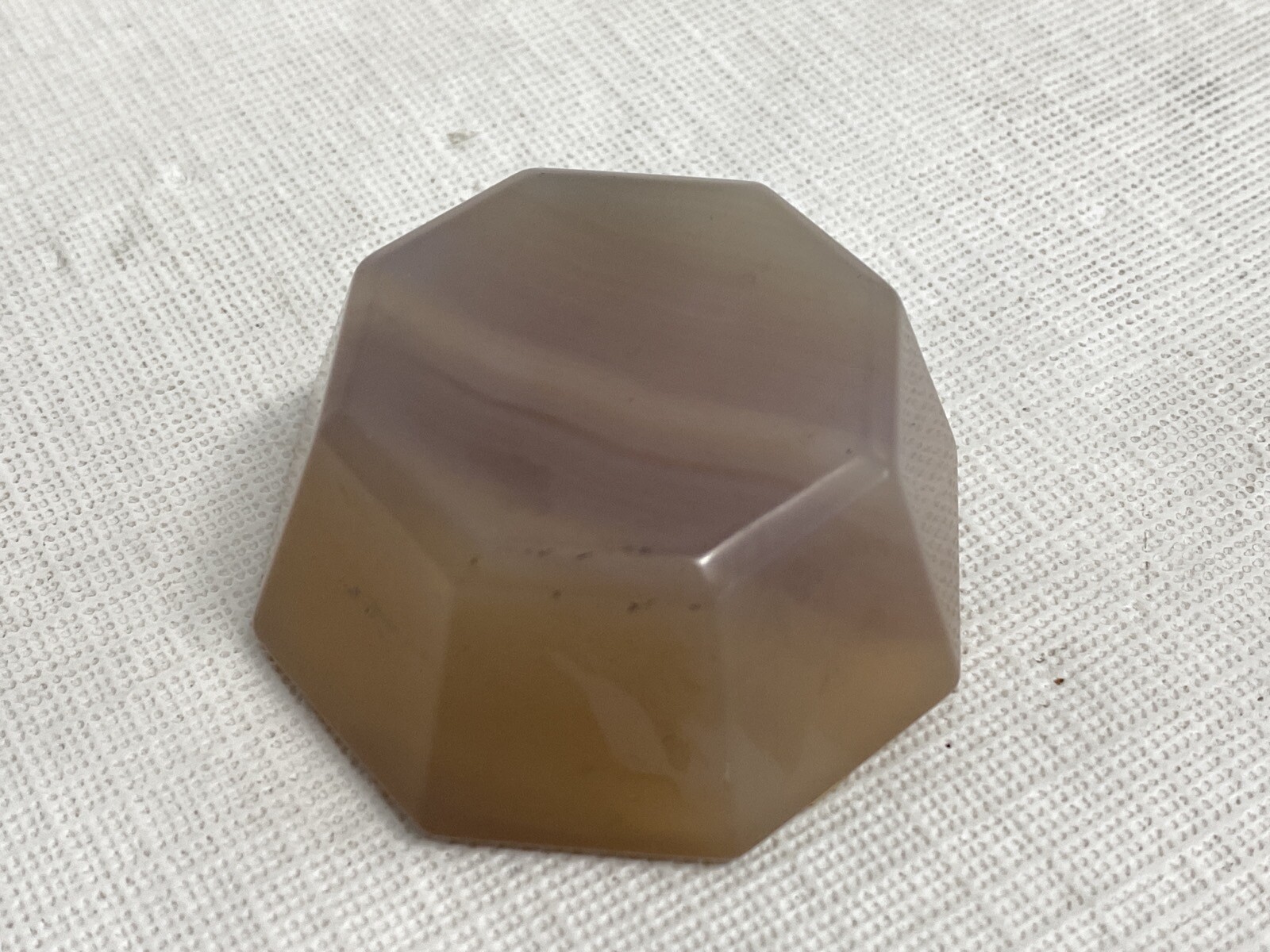 Octagonal Agate Lab Mortar Only 52mm L x 52mm W x 24mm H 38mm Grinding ID