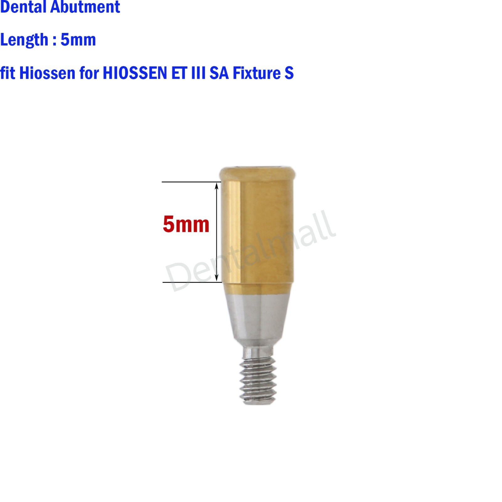 Oerdenture Remove Tools Regular Implant Abutment Male Cap Kit for HIOSSEN Osstem