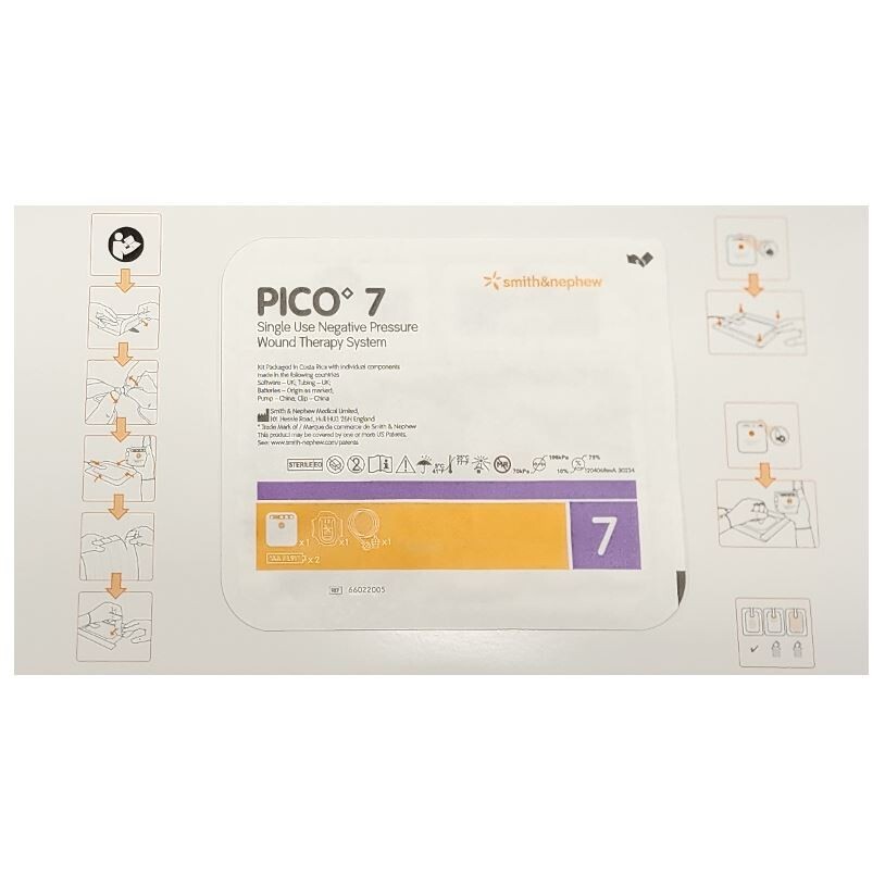 *1-Box* Smith & Nephew Pico 7 Wound Therapy 5.9″ x 5.9″ System 66022005