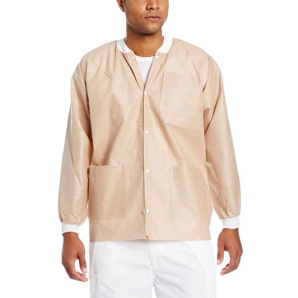 ValuMax 3630TNXL ExtraSafe Lab Jackets Hip Length Tan Extra Large 10/Pk