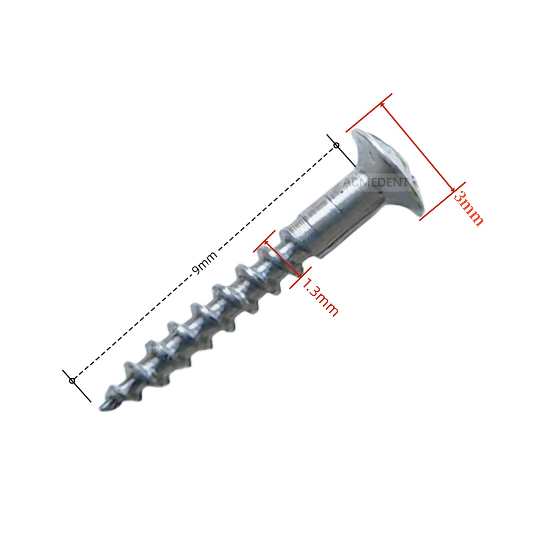 Dental GBR TAC Half Threaded Screw Bone Tack Fixation Titanium Tent Screws Tacks