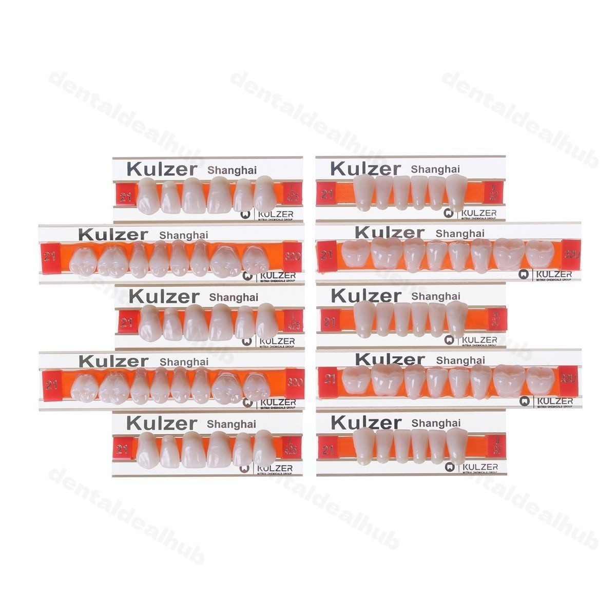 3 Layer Synthetic Resin Teeth Kit 3 Sets Box for Denture Making