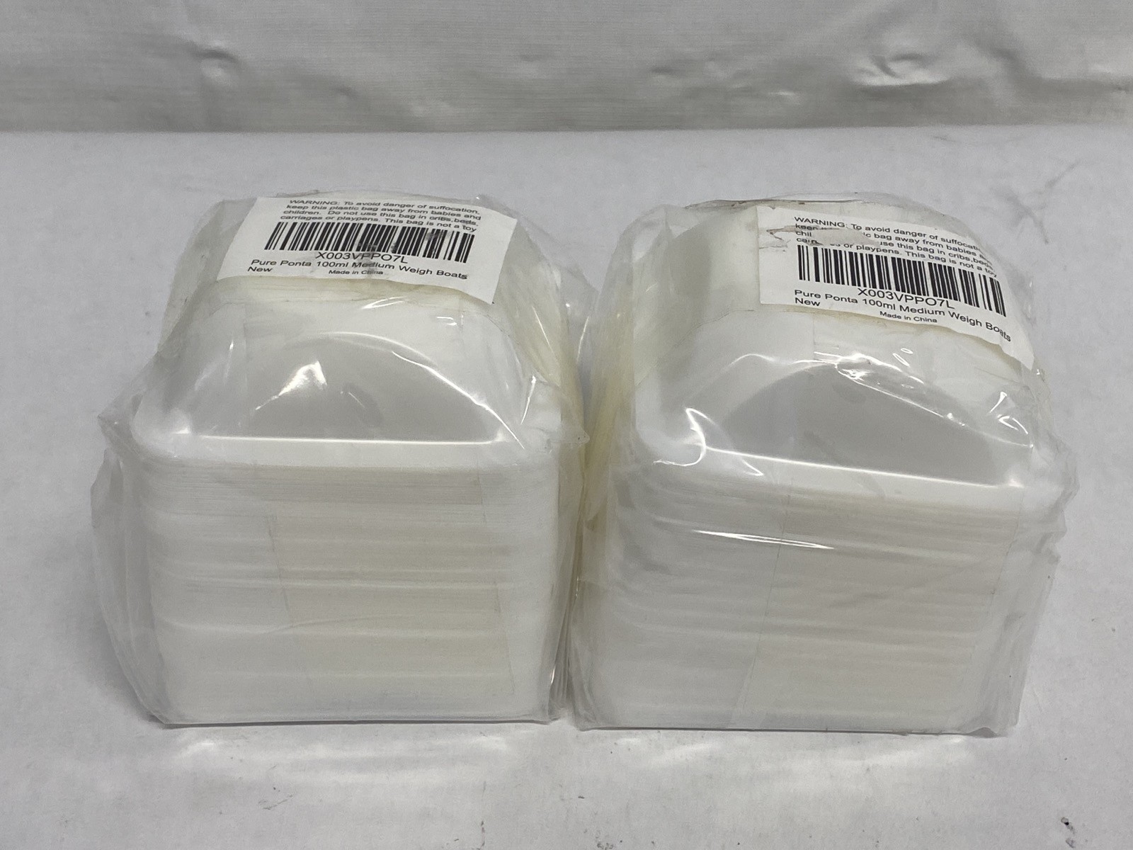 (250) PURE PONTA 100mL Disposable Medium PS Weigh Dish Boat 125/Pk X003VPPO7L