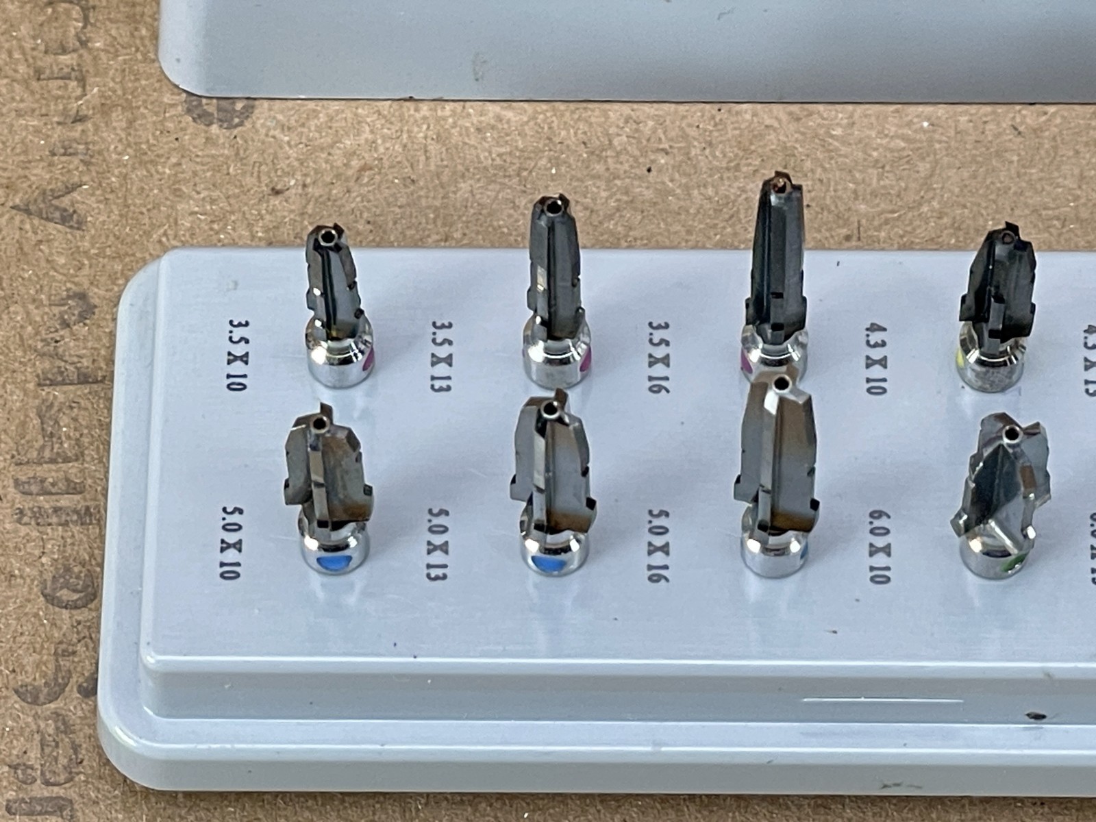 Nobel Biocare Dense Bone Drills Kit, Excellent but Missing 1 Drill