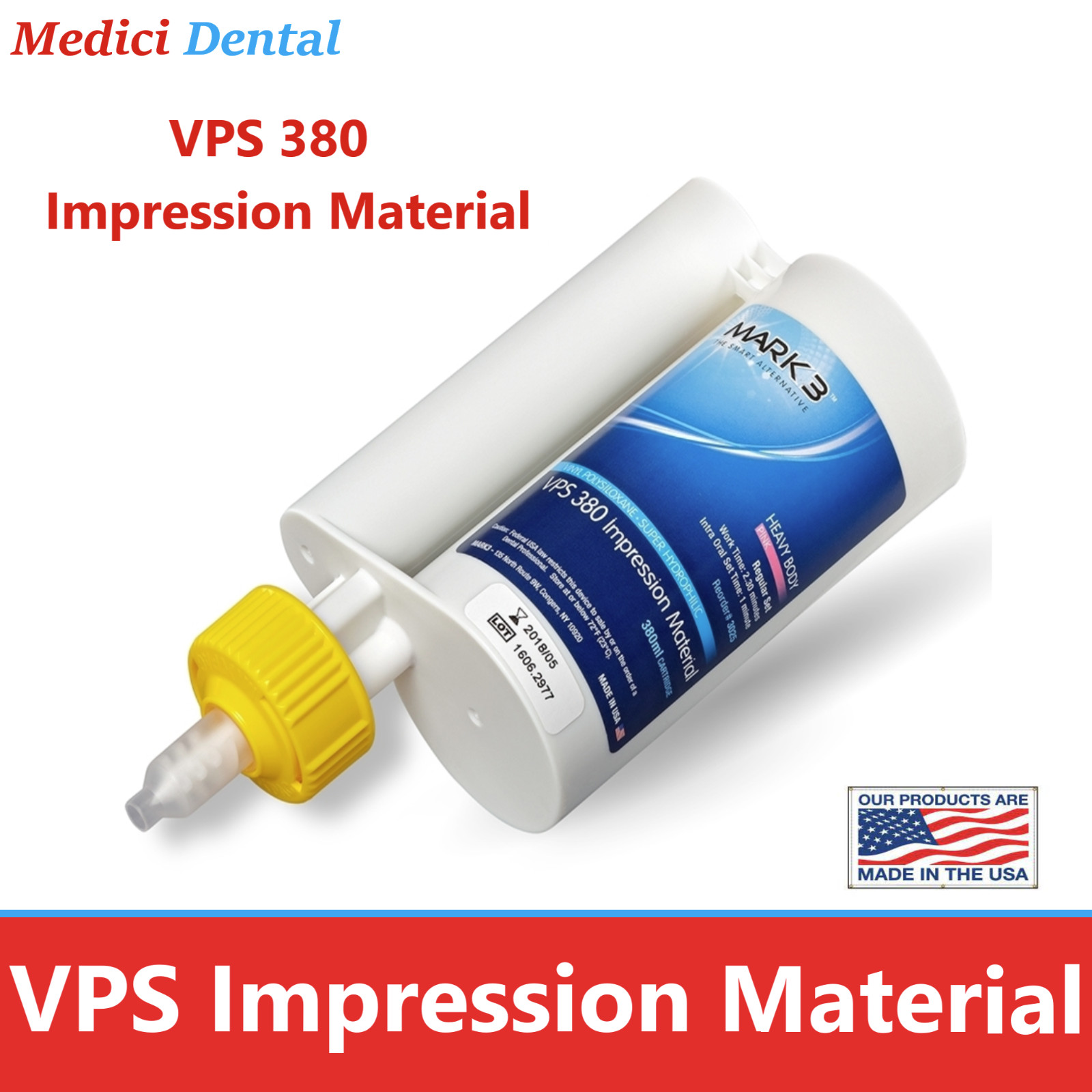 Dental eXact VPS 380 Impression Material Monophase Regular Set Mint 1 or 2/pk.