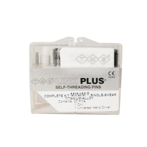 Coltene L-821 TMS Link Plus Minim Silver Titanium Single Shear Kit .021″ 20/Pk