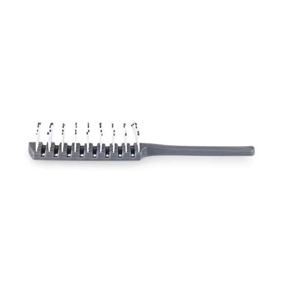 DUKAL Corp HB02 DawnMist Hairbrush Vented with Plastic Bristles, Gray 12 CT