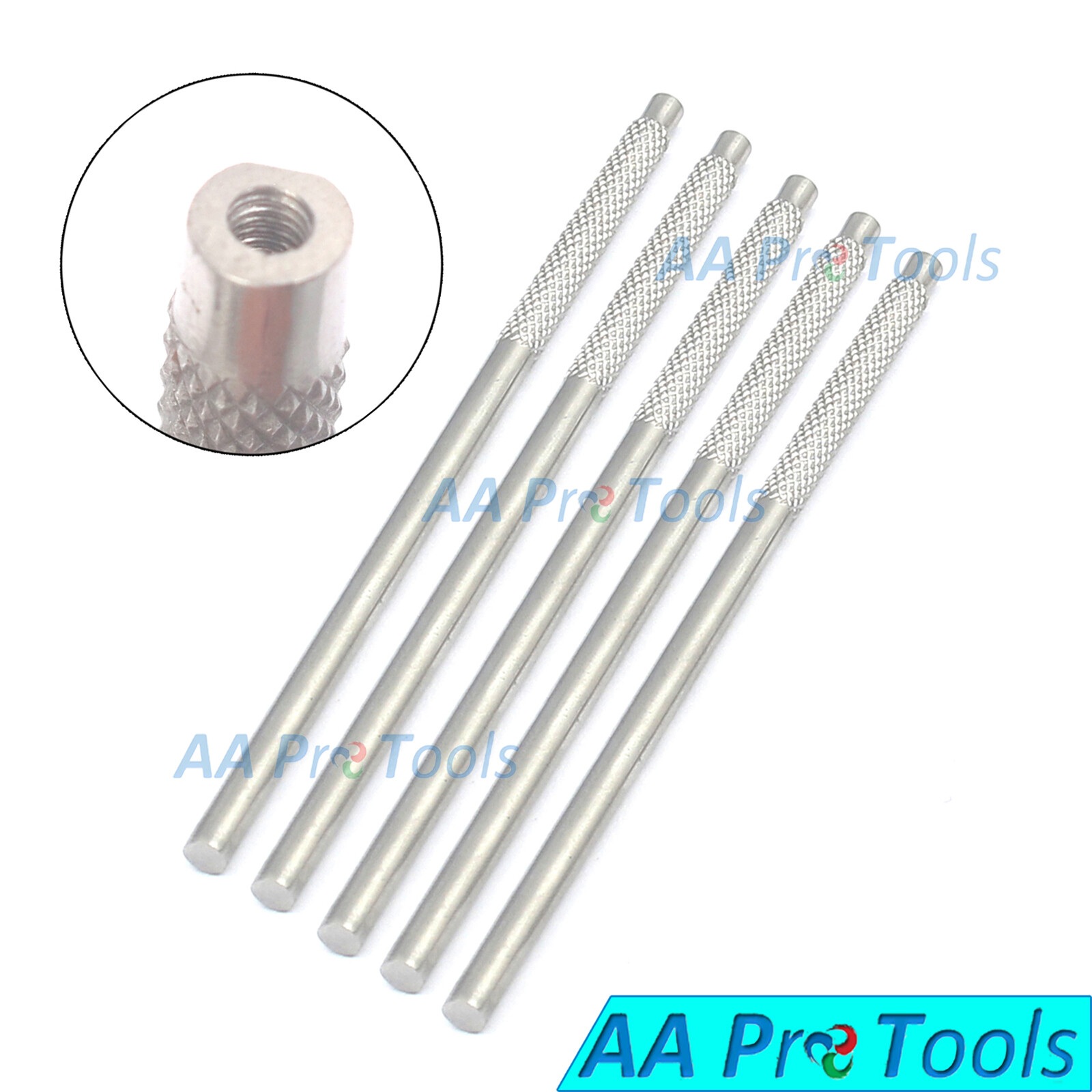 5 Pcs Dental Equipment Endo Mirror Handles (Handle Only)