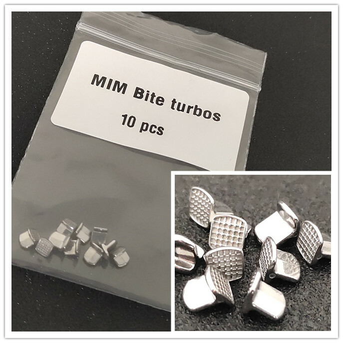 10Packs 100 Pcs Dental MIM Bite Bulider Bite Turbos For Deep Bite Coorection