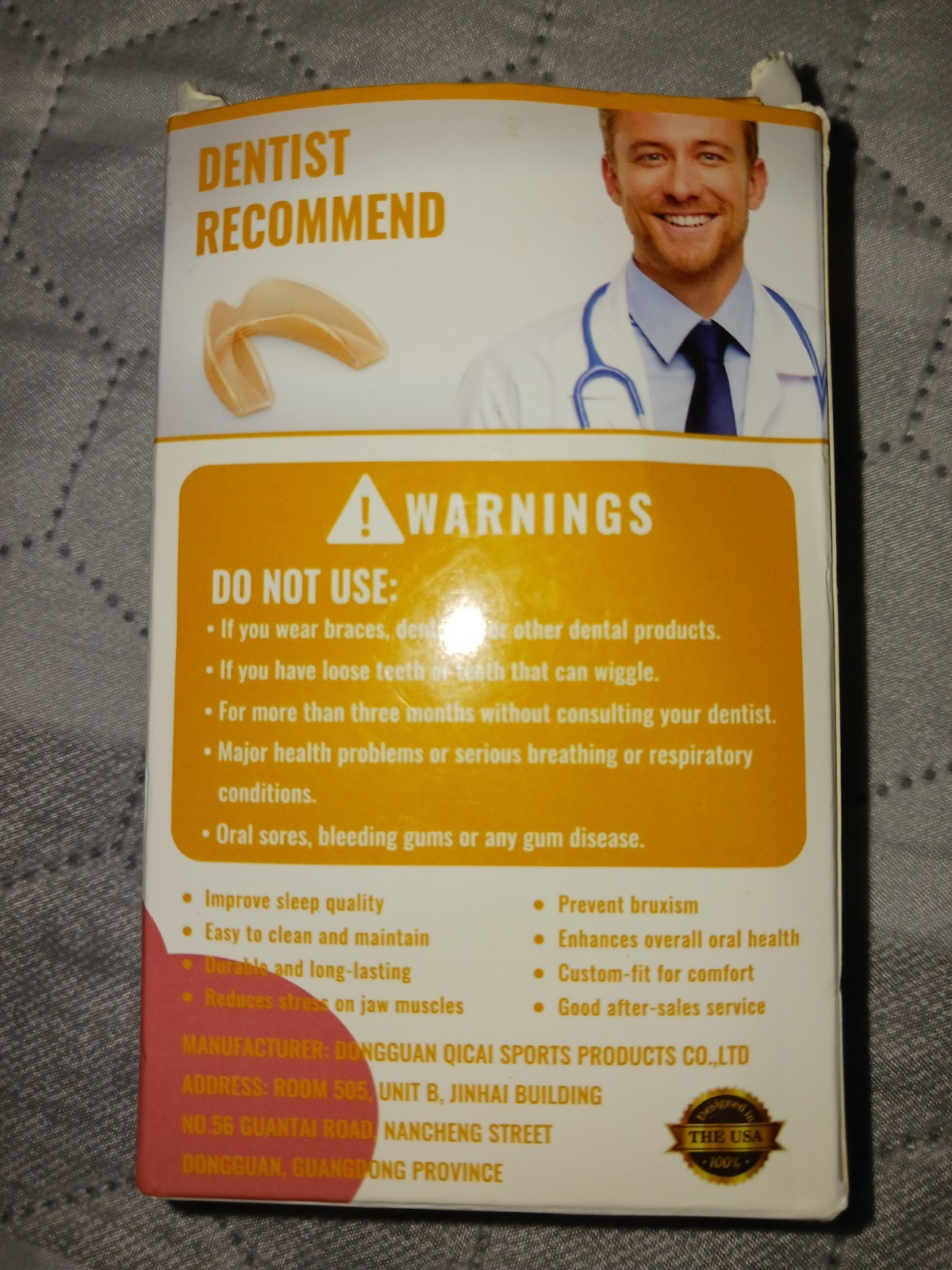 Two- 4 Packs Mouth Guards Teeth Grinding Snoring * Size Medium + LARGE New