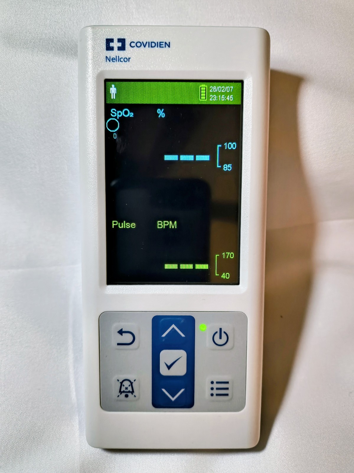 Covidien Nellcor Portable SpO2 Patient Monitoring System * PM10N