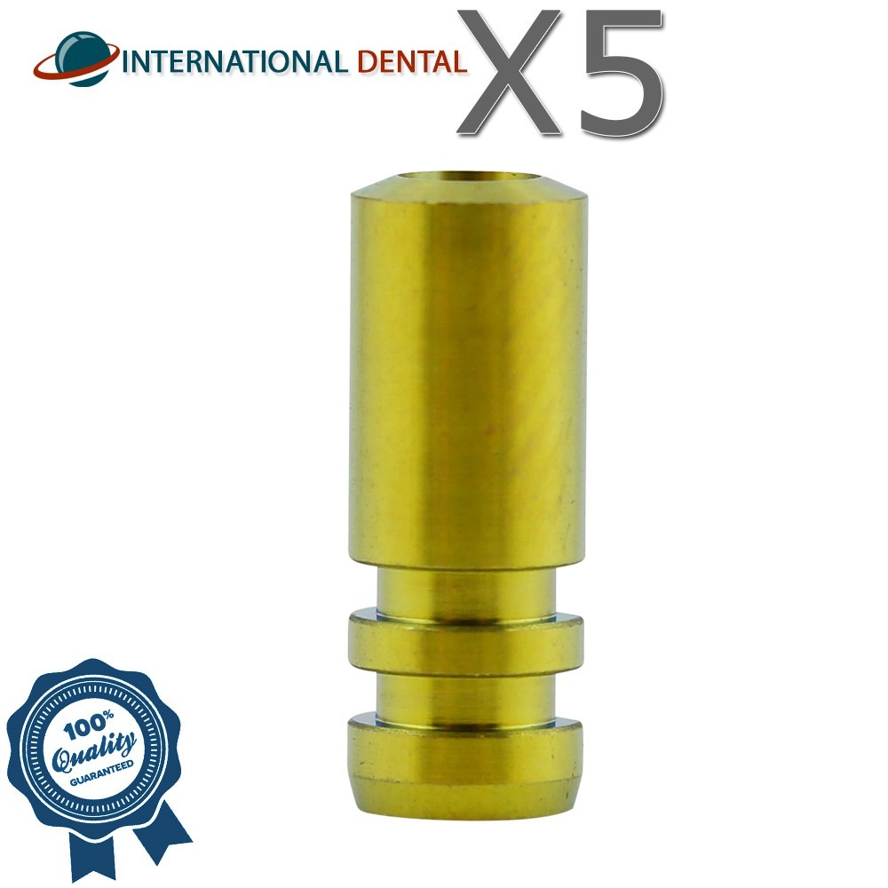 5 Dental Fixture Analog Ø6.5mm (WB) Straumann BLX® Compatible Titanium Replica