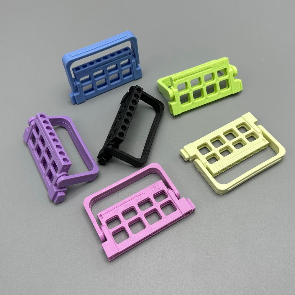 Dental Endo Files Block Holder Stand Autoclave Disinfection Holder 6/8/16 Holes