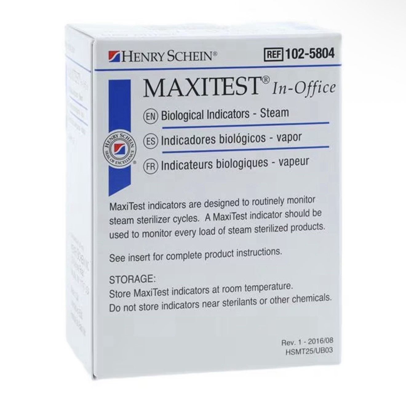 Maxitest Biological In Office Monitor Refill 25/Bx CSBI25HS Henry Schein 1025804