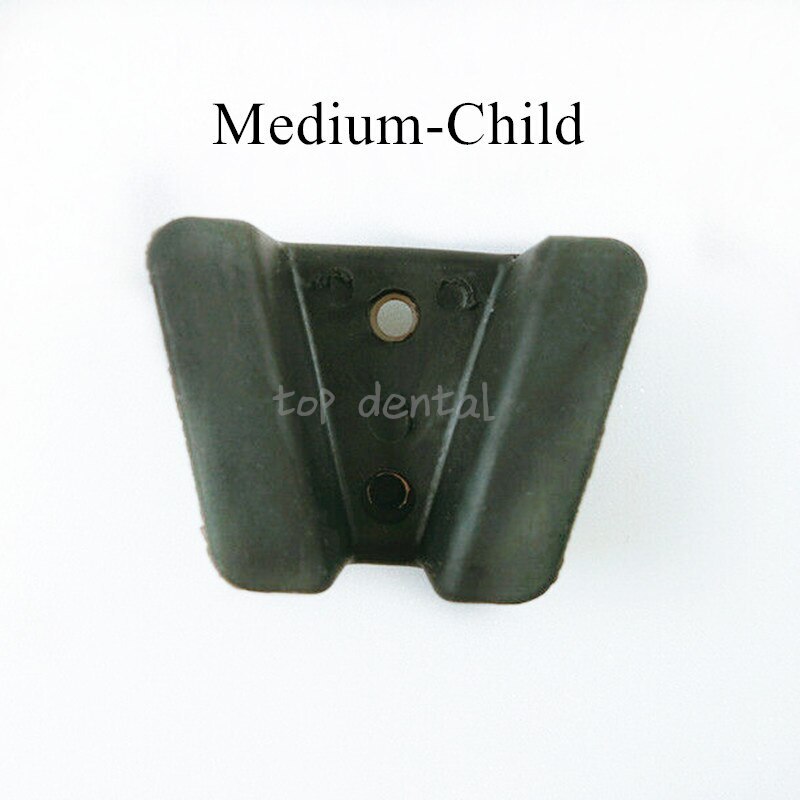 10Pcs Dental Silicone Black Mouth Prop Bite Block Child Adult Latex Free Strong