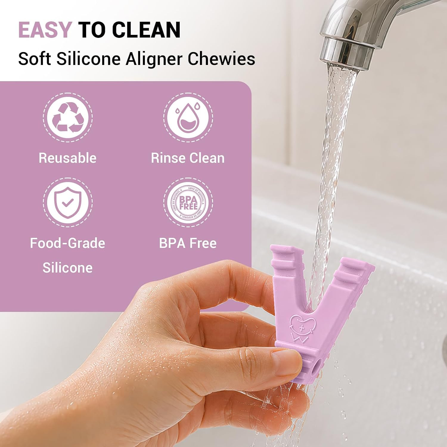 Chewies for Invisalign Aligners Silicone Aligner Chewies Aligner Trays Seaters,