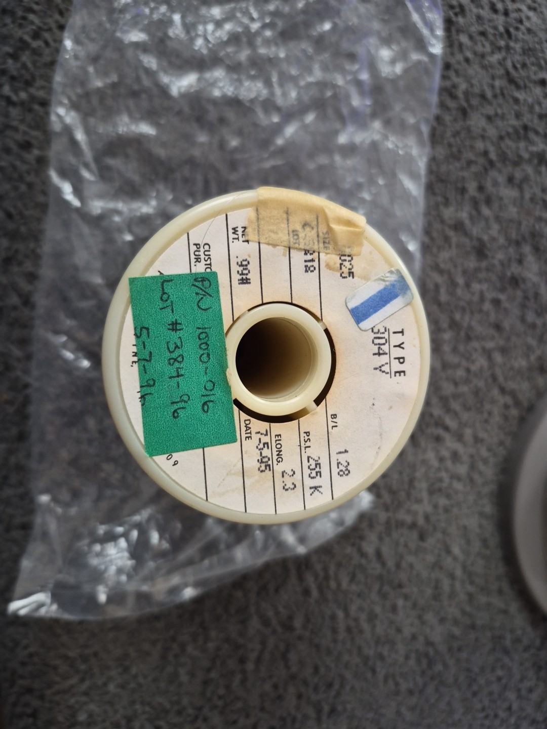 Fort Wayne Metals 304V Stainless Steel Wire.0025