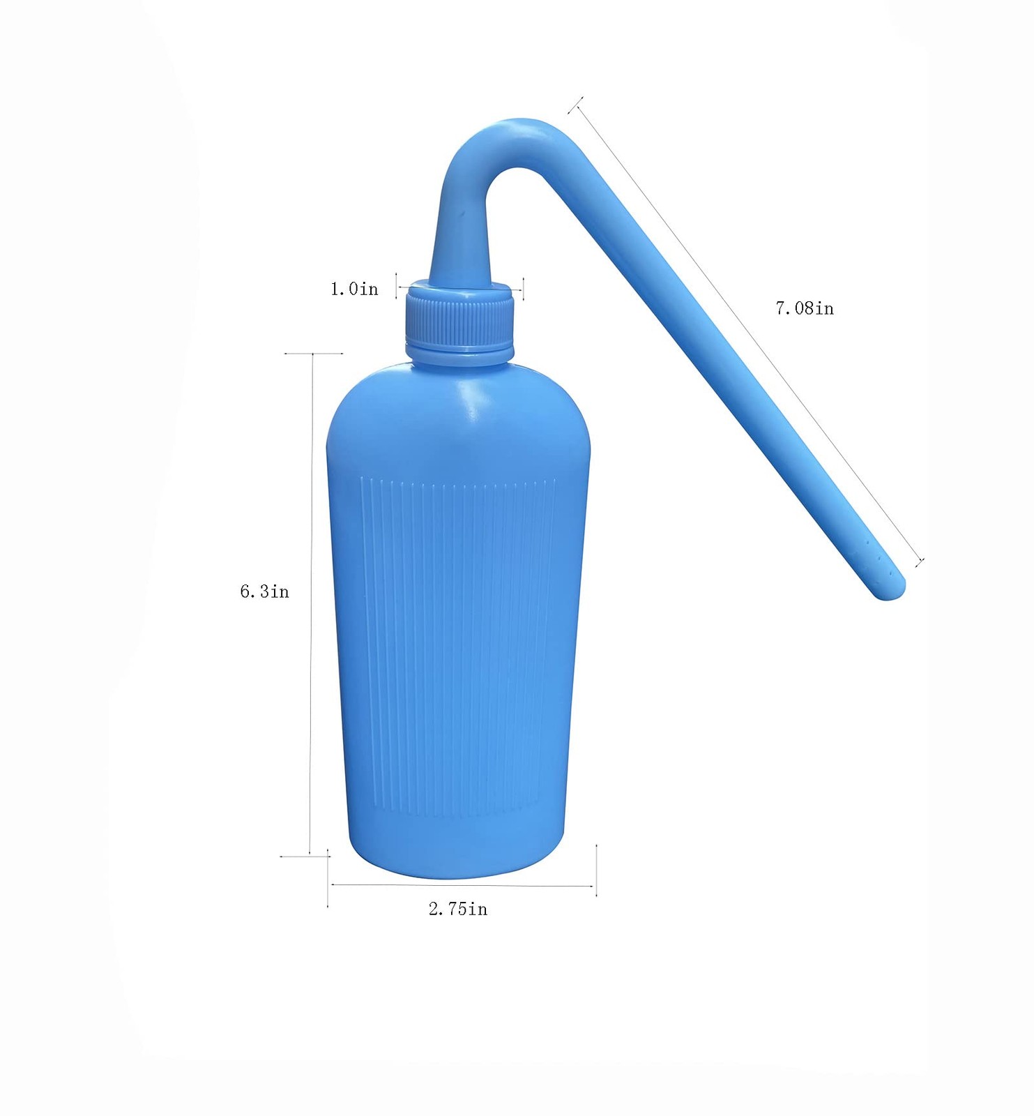 2PCS Colostomy Bag Cleaning Tool, Bottle for colostomy Blue