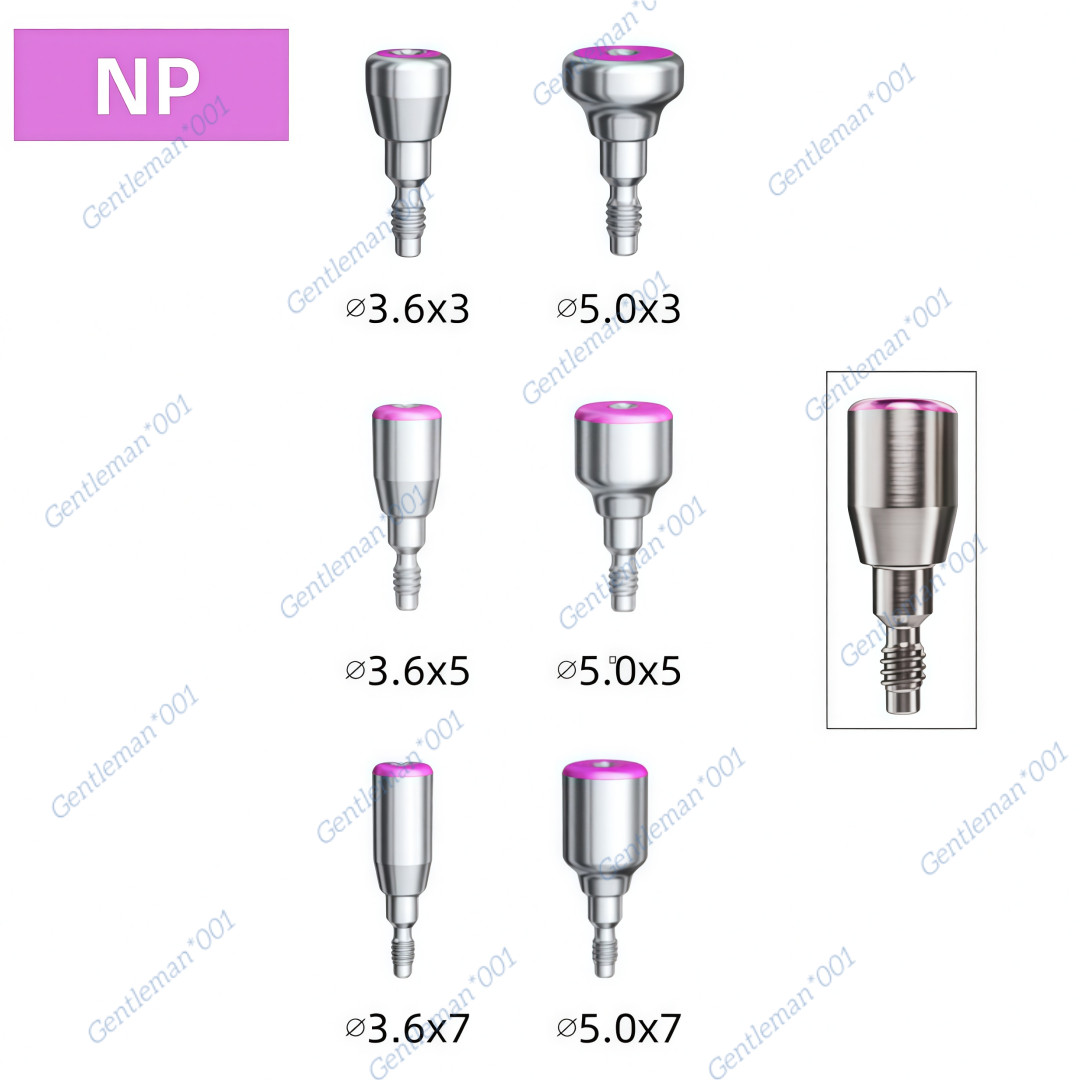 Dental Healing Abutment Cap NP/RP Internal Conical Connect Fits Nobel Biocare