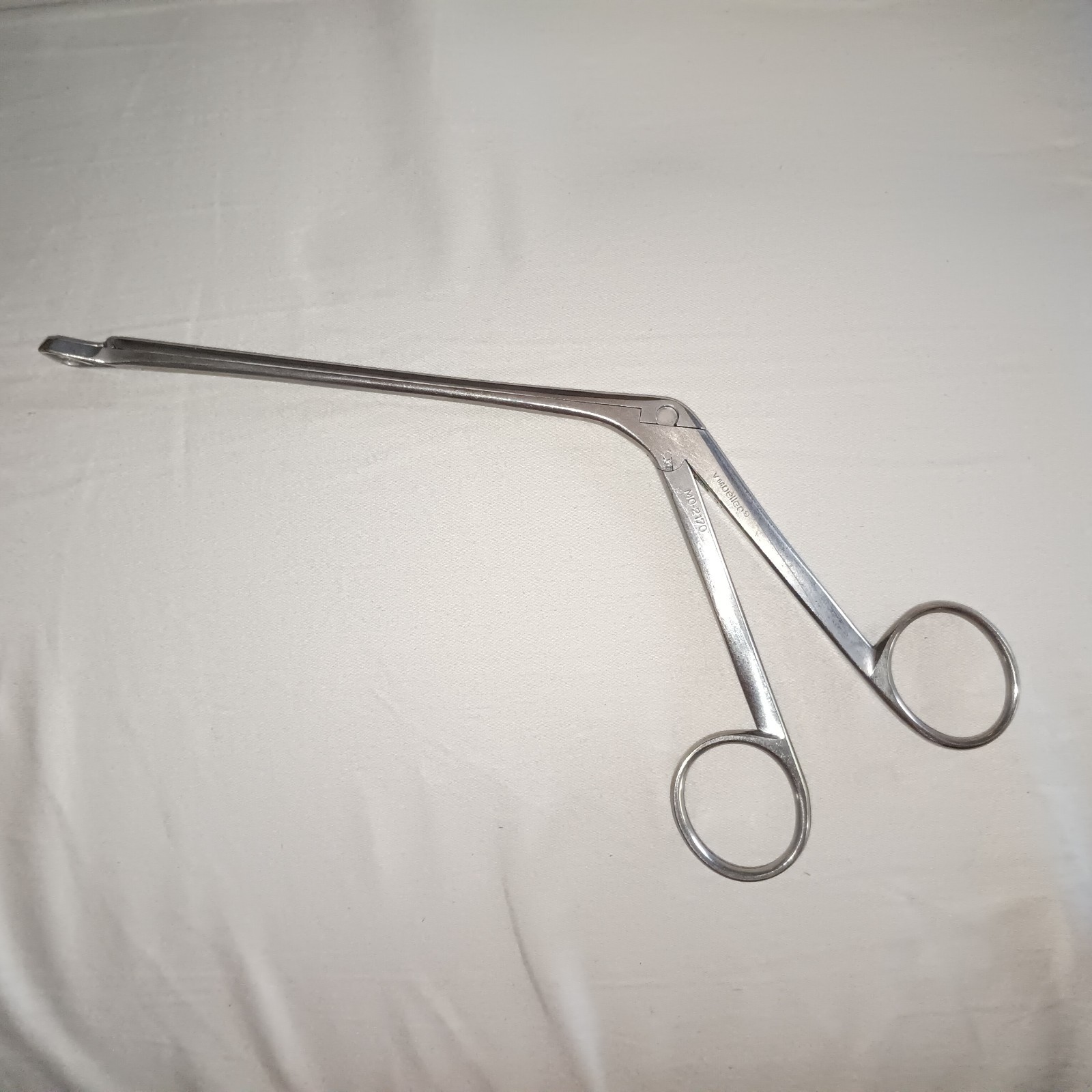 V. Mueller MO2170 Schmeden Tonsil Punch 6mm x 10mm Jaws 8″ Length ENT very good