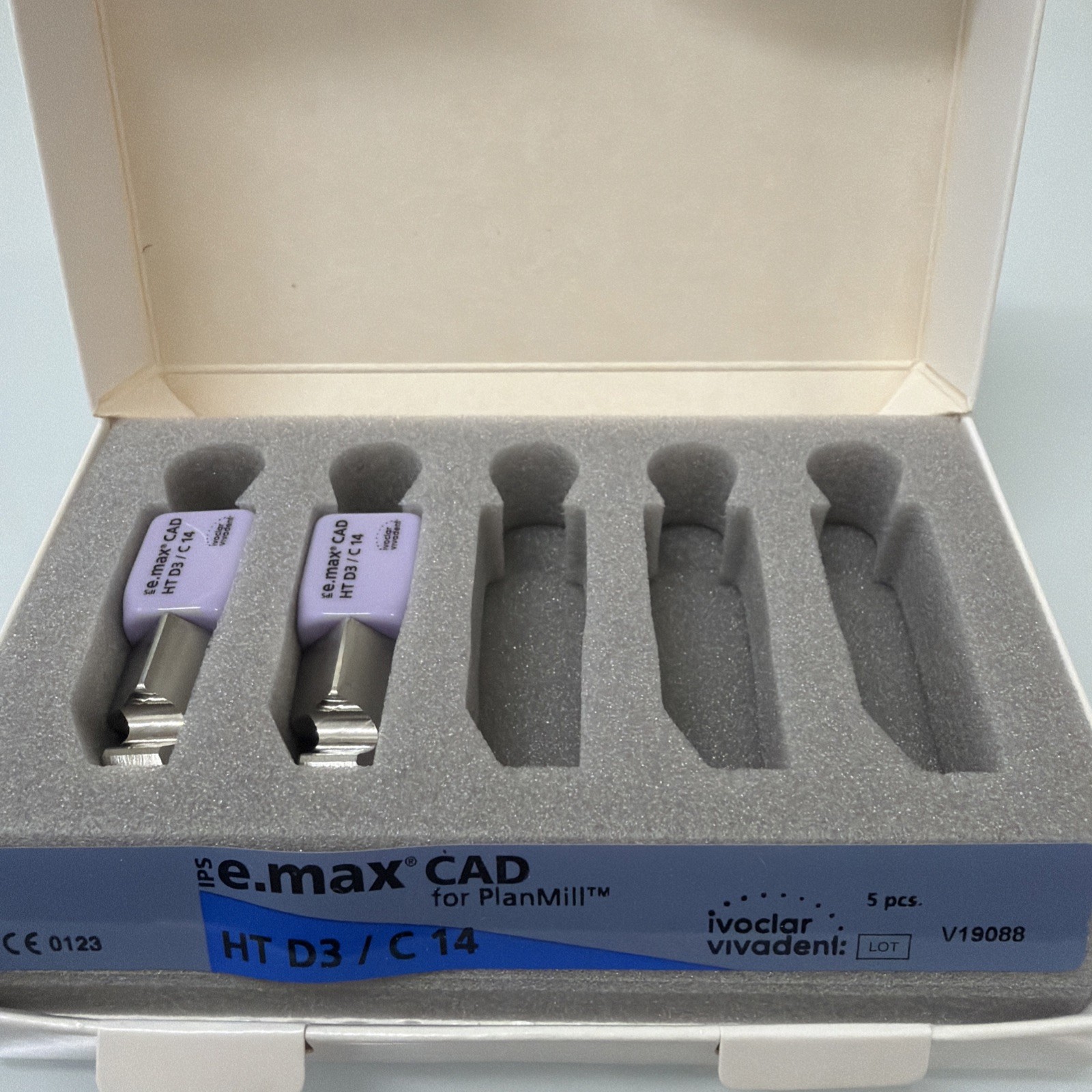 IPS e.max CAD HT D3 C14 Blocks for PlanMill – 2 Blocks