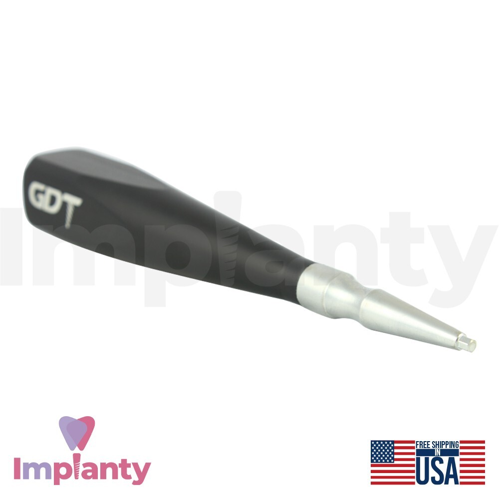 GDT Long Handle Fixture Driver Stainless Steel Int Hex System 2.42mm Reusable