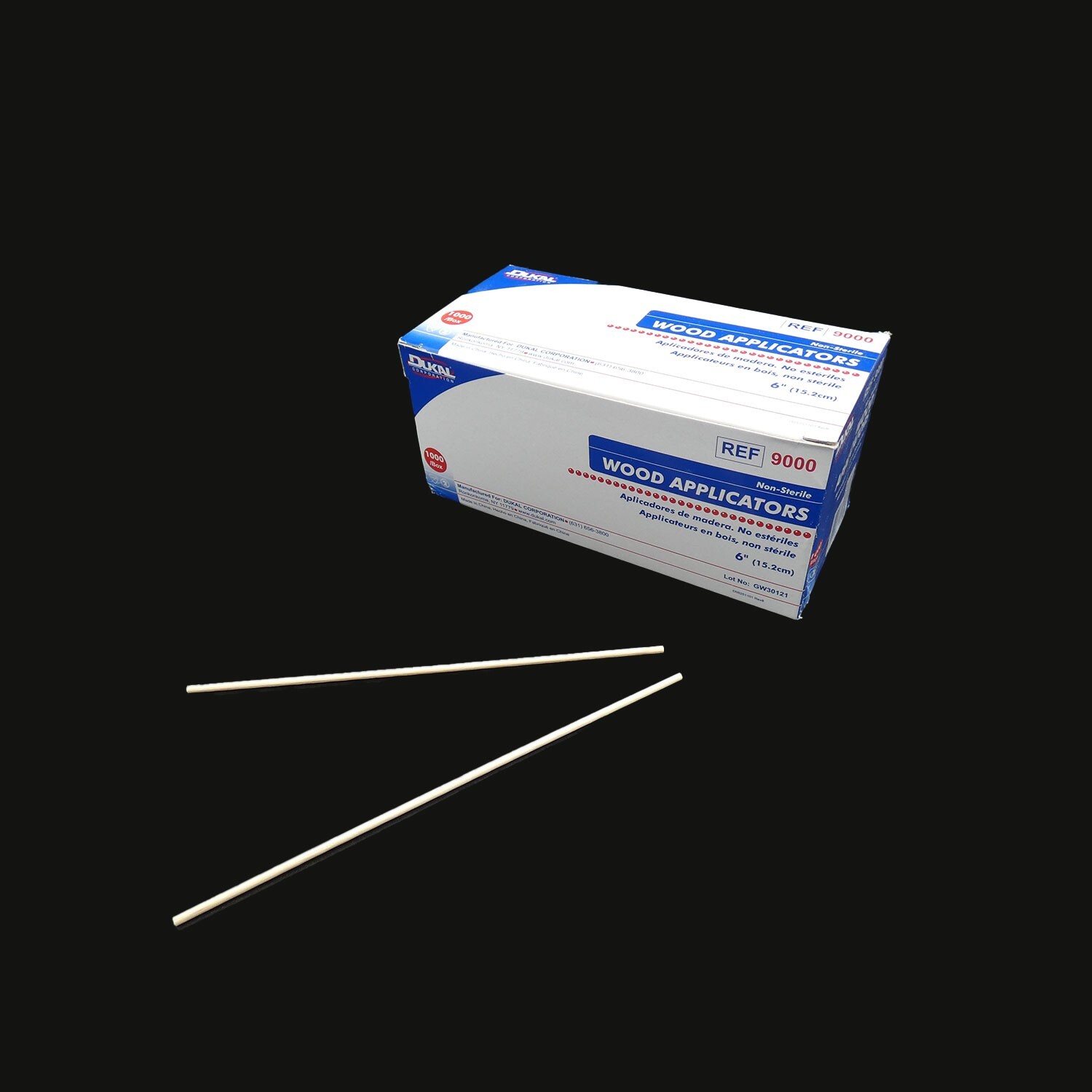 Wood Applicators – 1,000/box – 3 Boxes