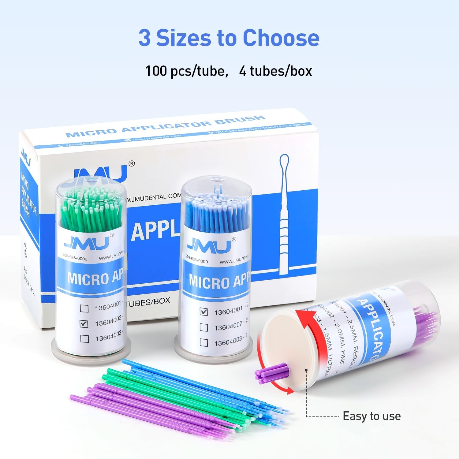 Dental Micro Applicators Brushes Fine 2000pcs