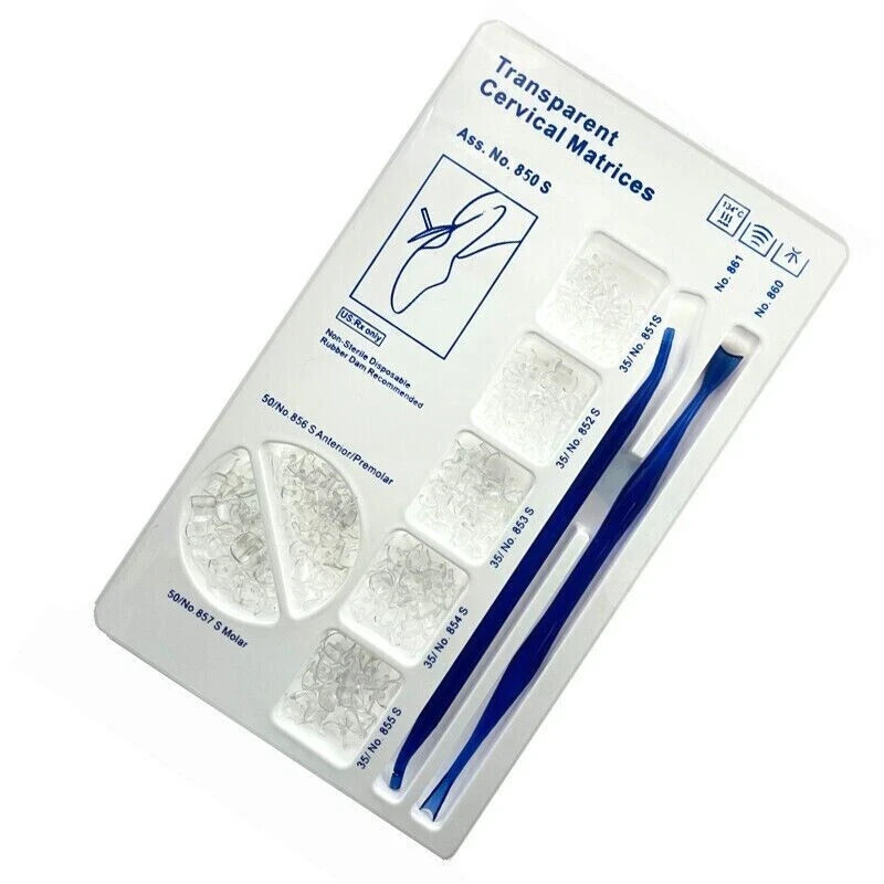 Dental Clear Matrix Composite Gingival Retractor Transparent Cervical Matrices