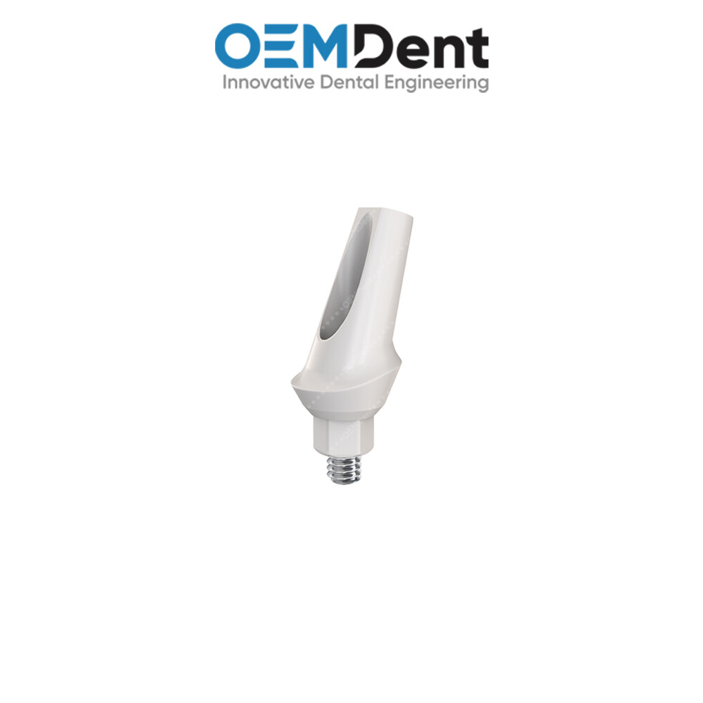 Peek Temporary Anatomic Angled Prosthetic 25° – Alfa Gate® Int Hex Compatible