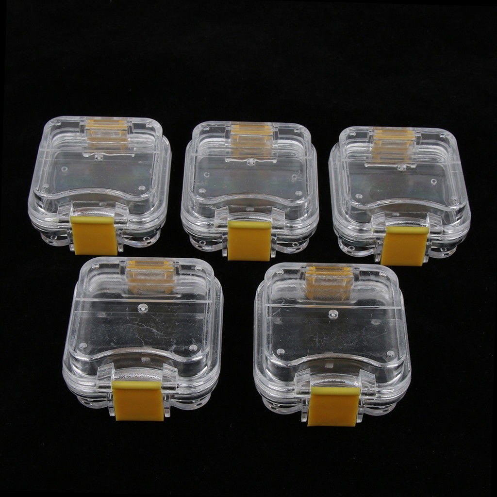 10 Pcs Dental Teeth Small Storage Crown-keeping Box With Membrane Flexible Film