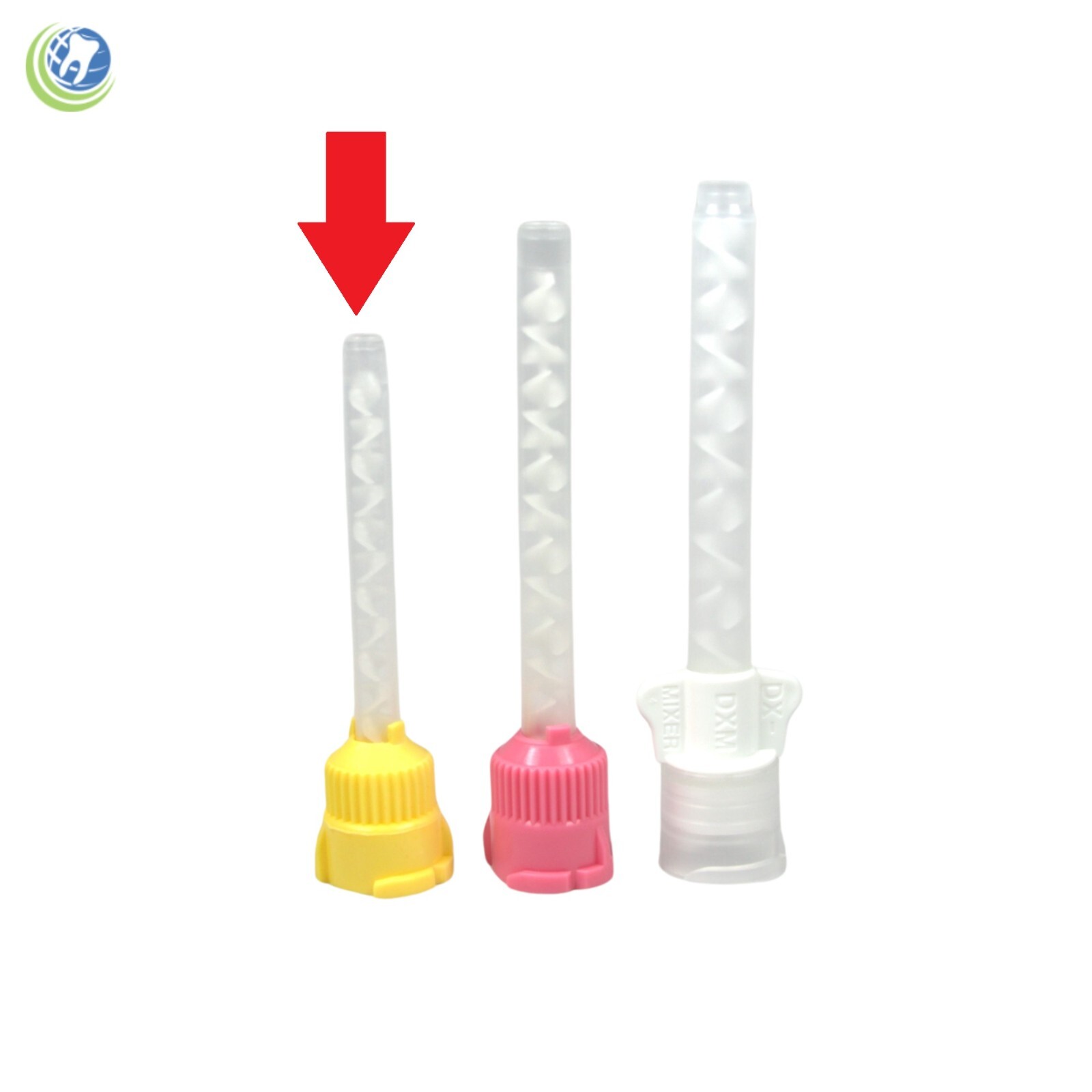 Dental Yellow HP Mixing Tips Type 4.2mm x 48 Light Body Low Viscosity VP-8105
