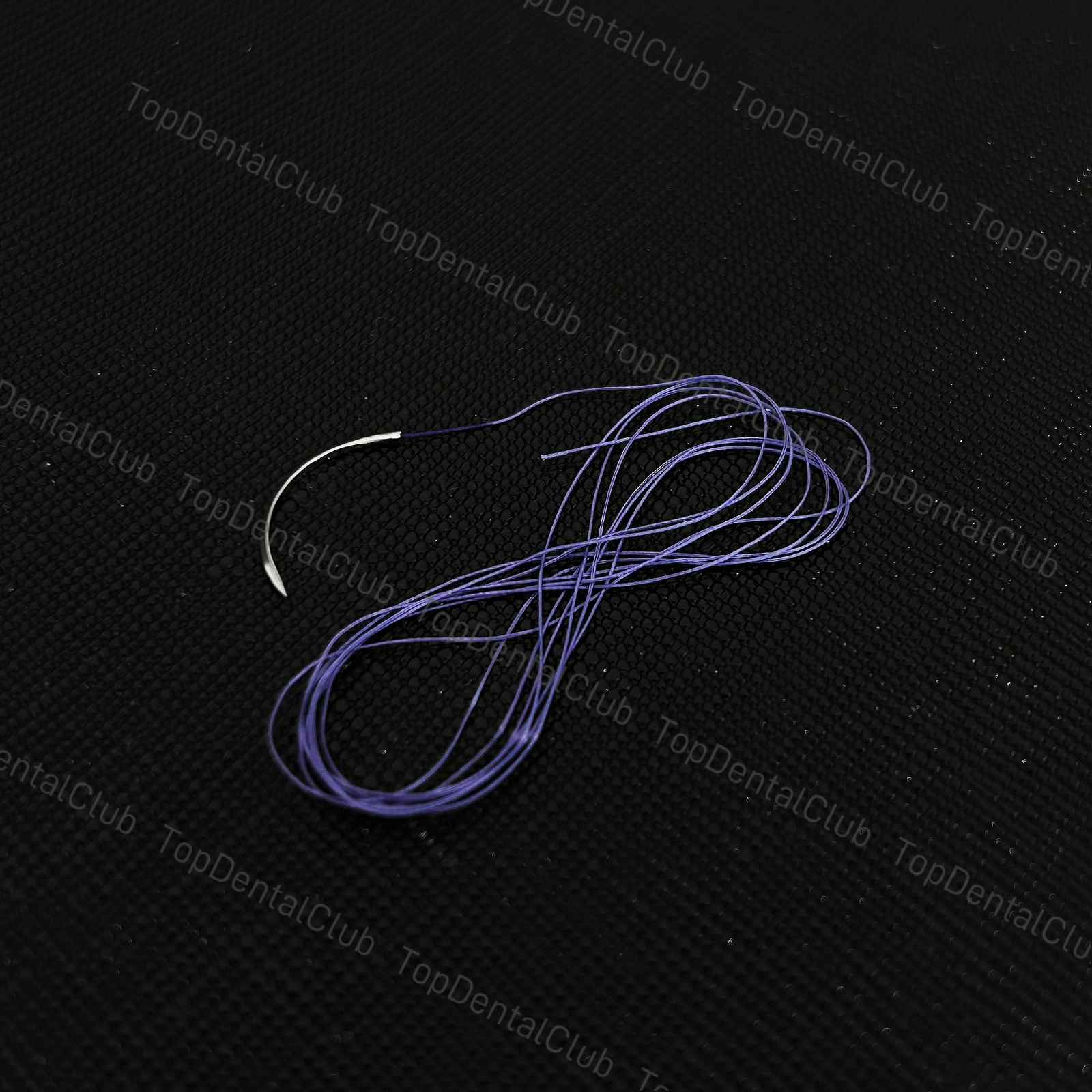 PGA USP 4-0 Dental Synthetic Absorbable Oral Surgical Suture 3/8 Reverse Cutting