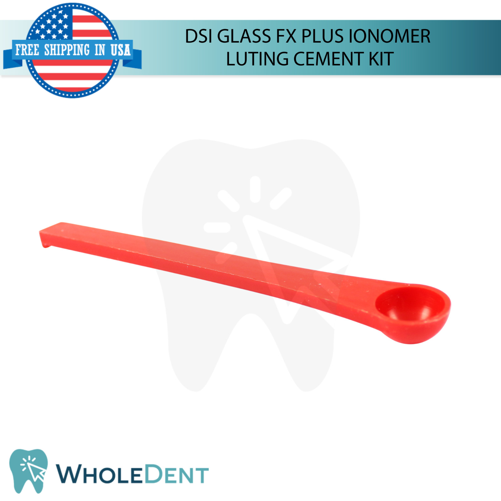 Glass FX Plus lon0mer Permanent Cement Dental Restoration Lu ting Adhesive