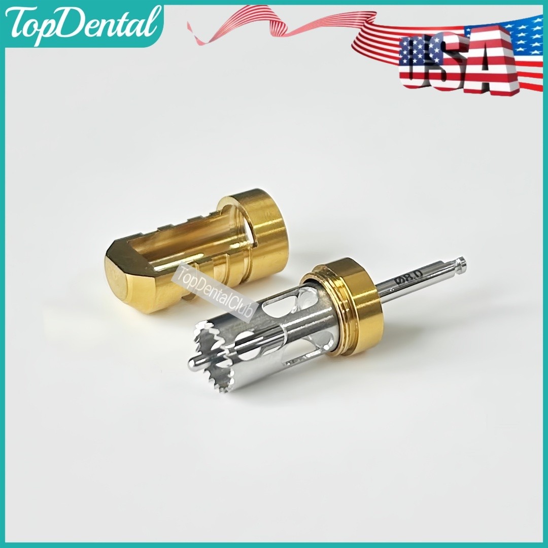 USA ⌀8.0 Dental SLT Half Moon Harvest Drill Semilunar Technique Bone Collector